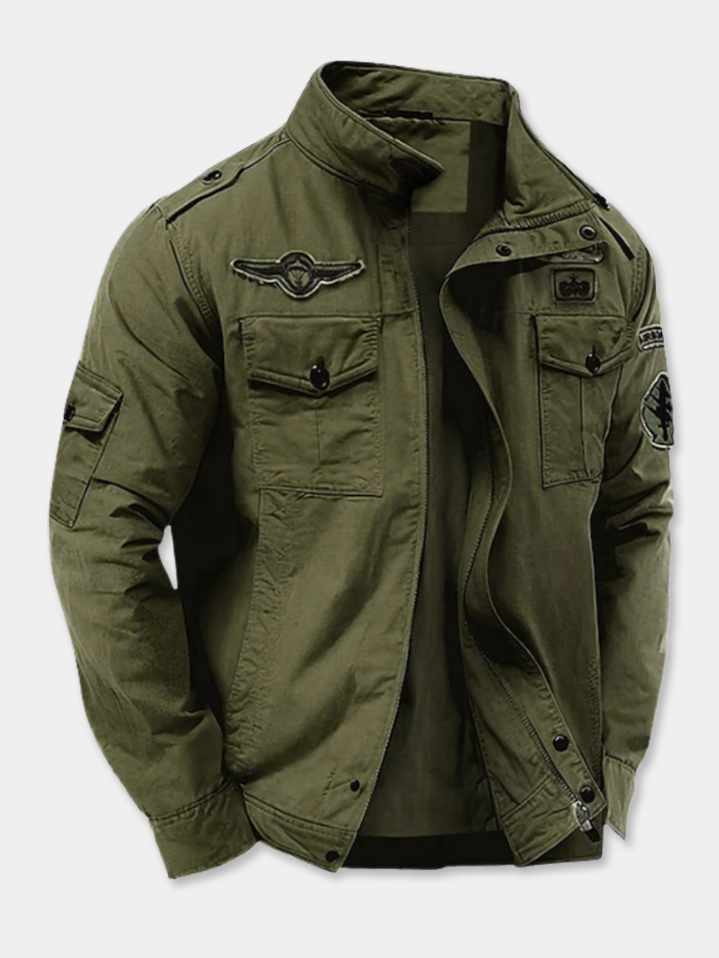 Militaire Cargo Jas | GESTRUCTUREERDE MILITAIRE JAS