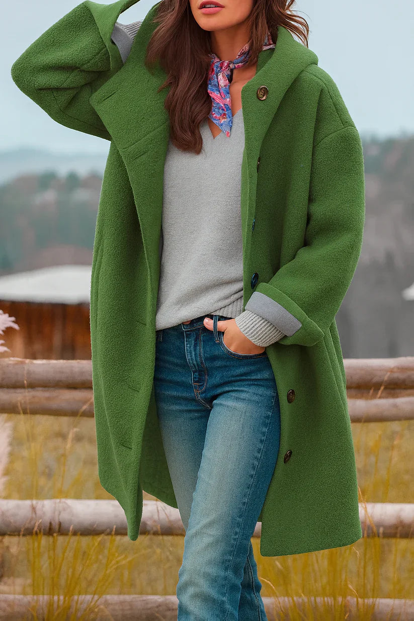 Freja – comfortabele, halflange jas