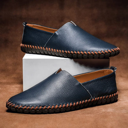 Monaco - Stijlvolle Leren Espadrilles