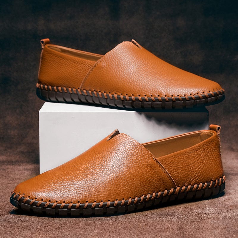 Monaco - Stijlvolle Leren Espadrilles