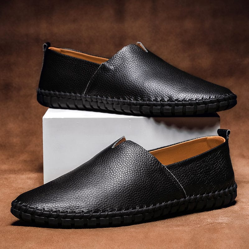 Monaco - Stijlvolle Leren Espadrilles