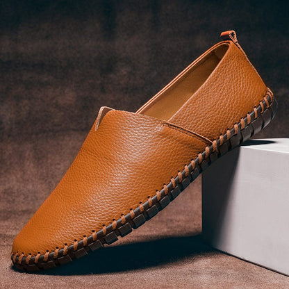 Monaco - Stijlvolle Leren Espadrilles