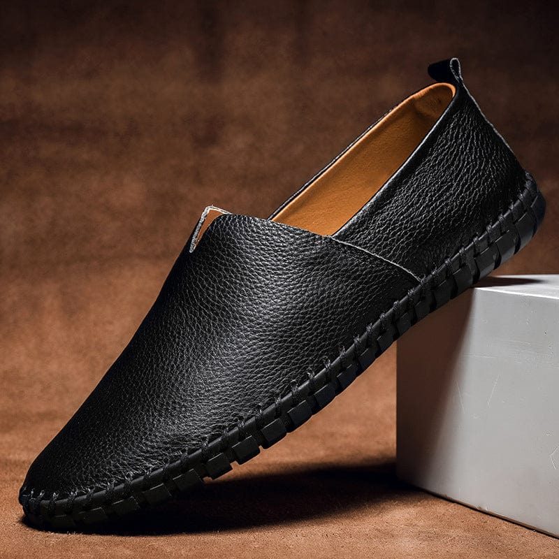Monaco - Stijlvolle Leren Espadrilles