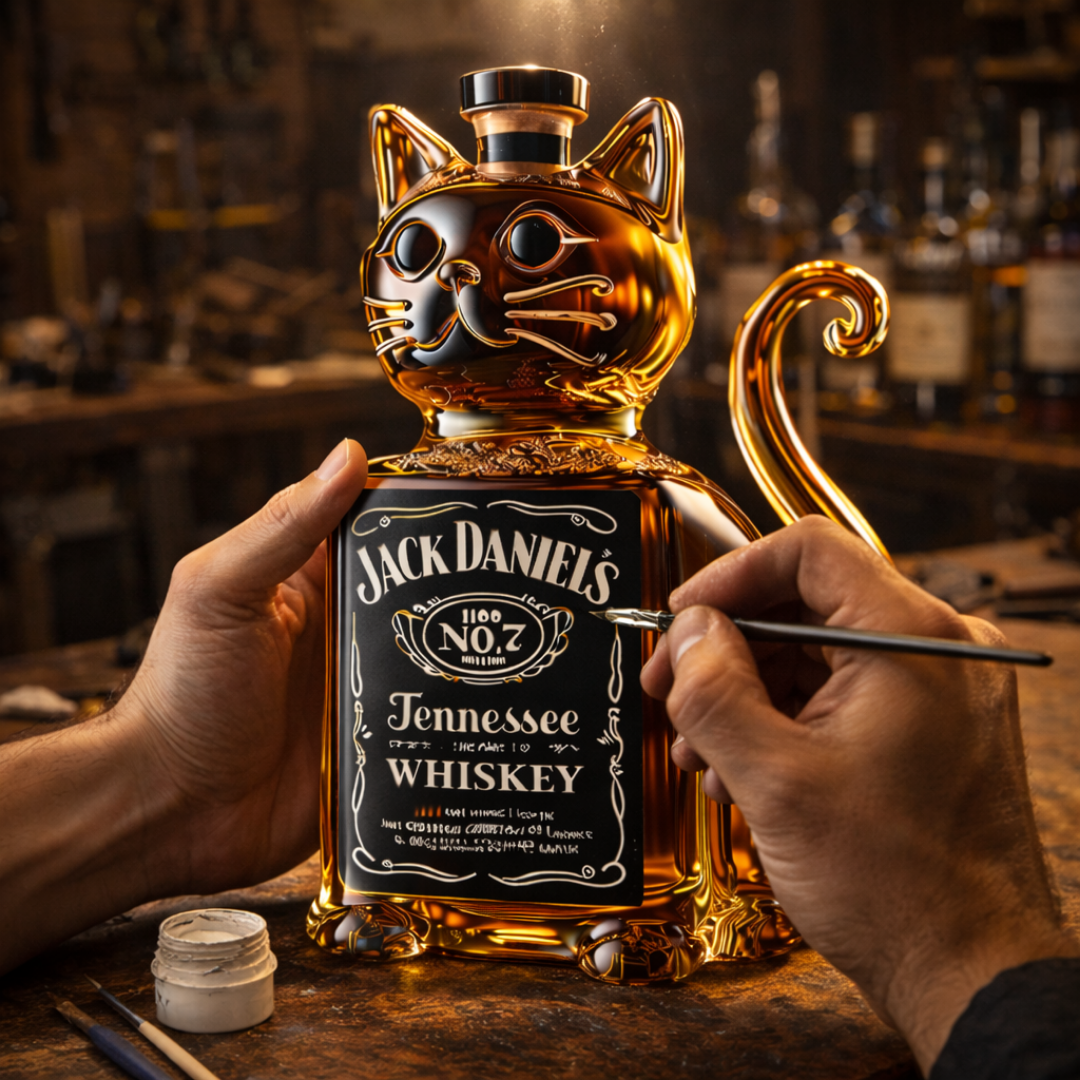 Whiskey Karaf - Katteneditie