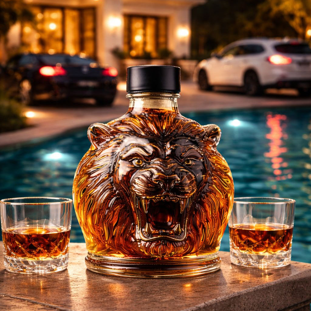 Whisky Karaf - Leeuwen Editie