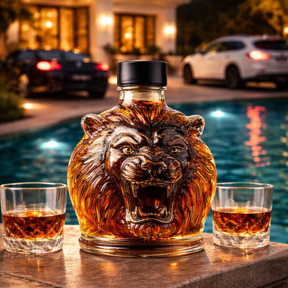 Whisky Karaf - Leeuwen Editie