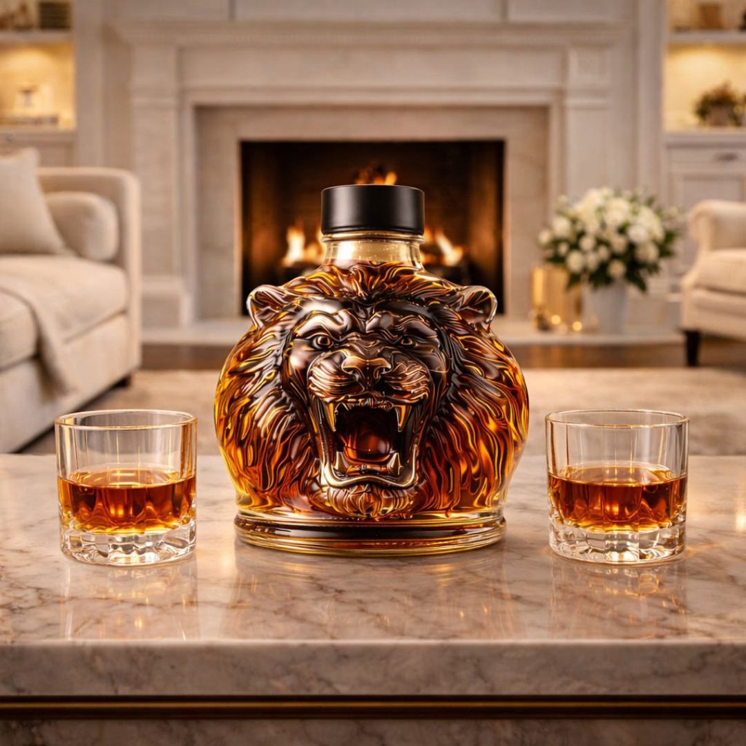 Whisky Karaf - Leeuwen Editie