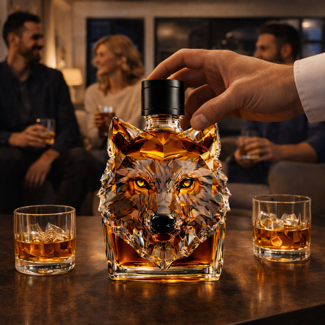 Whisky Karaf - Wolf Editie