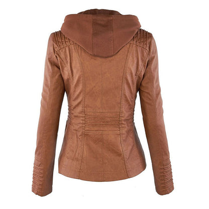 Katrine - Leren Herfst Jas