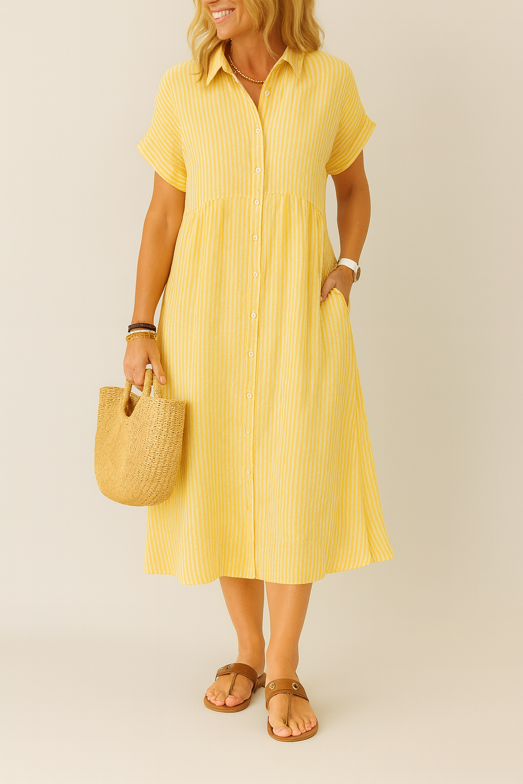 Maxi-jurk in Riviera Breeze