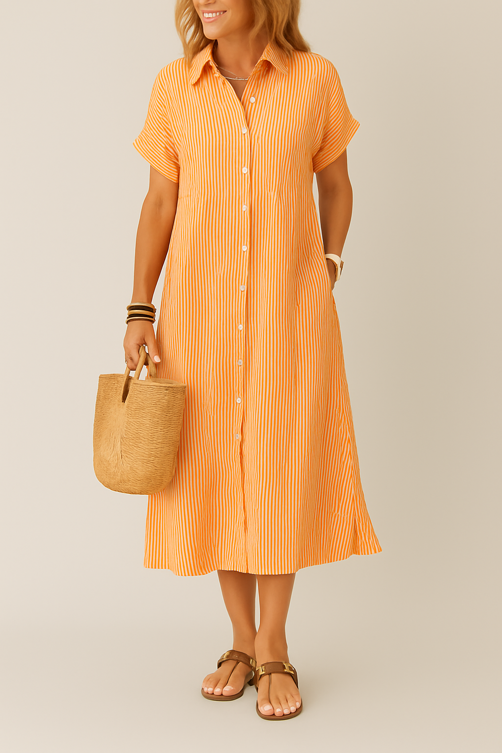 Maxi-jurk in Riviera Breeze