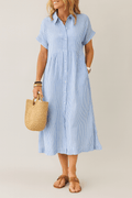 Maxi-jurk in Riviera Breeze