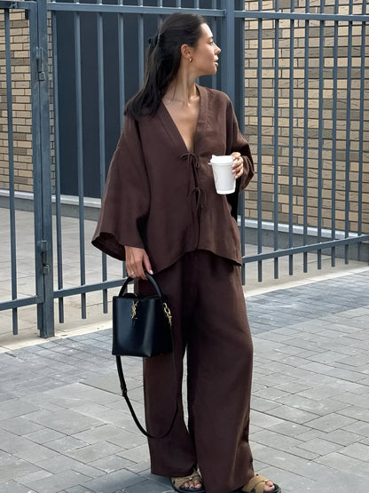Milena - Linnen set