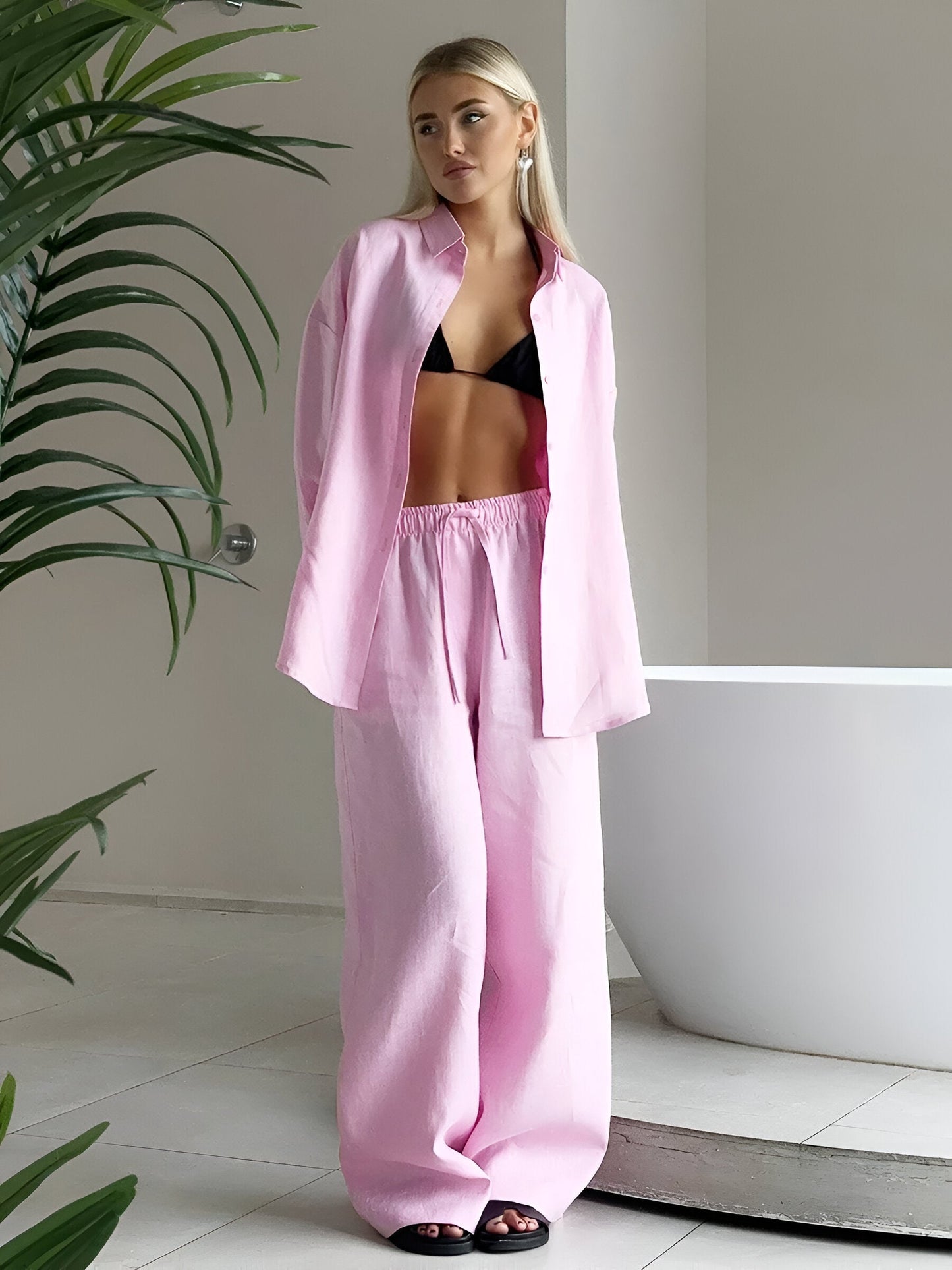 Milena - Linnen set
