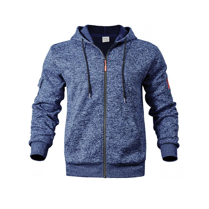 Stijnor™ | Men's Full Zip Hoodie for Everyday Warmth and Outdoor Use