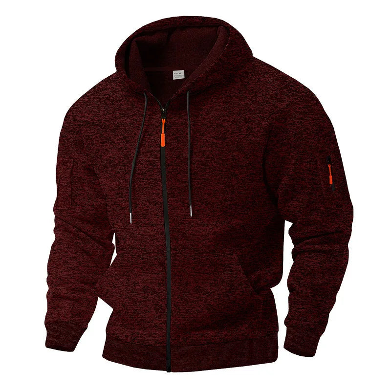 Stijnor™ | Men's Full Zip Hoodie for Everyday Warmth and Outdoor Use