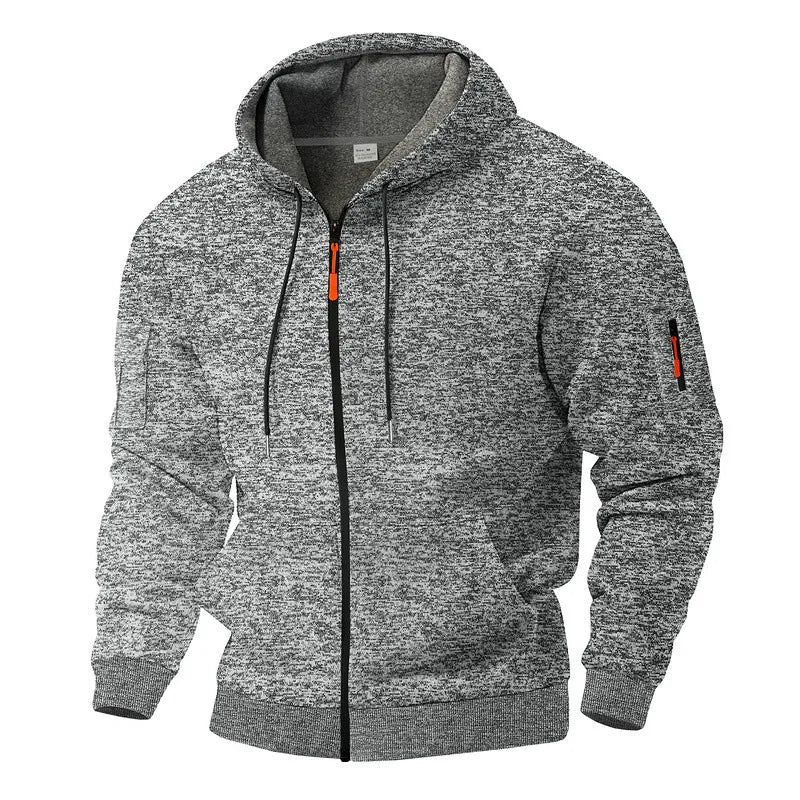 Stijnor™ | Men's Full Zip Hoodie for Everyday Warmth and Outdoor Use