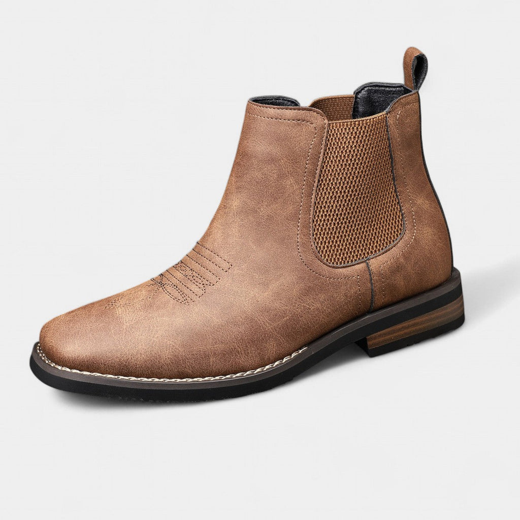 Liam™ – Leren Enkellaarzen
