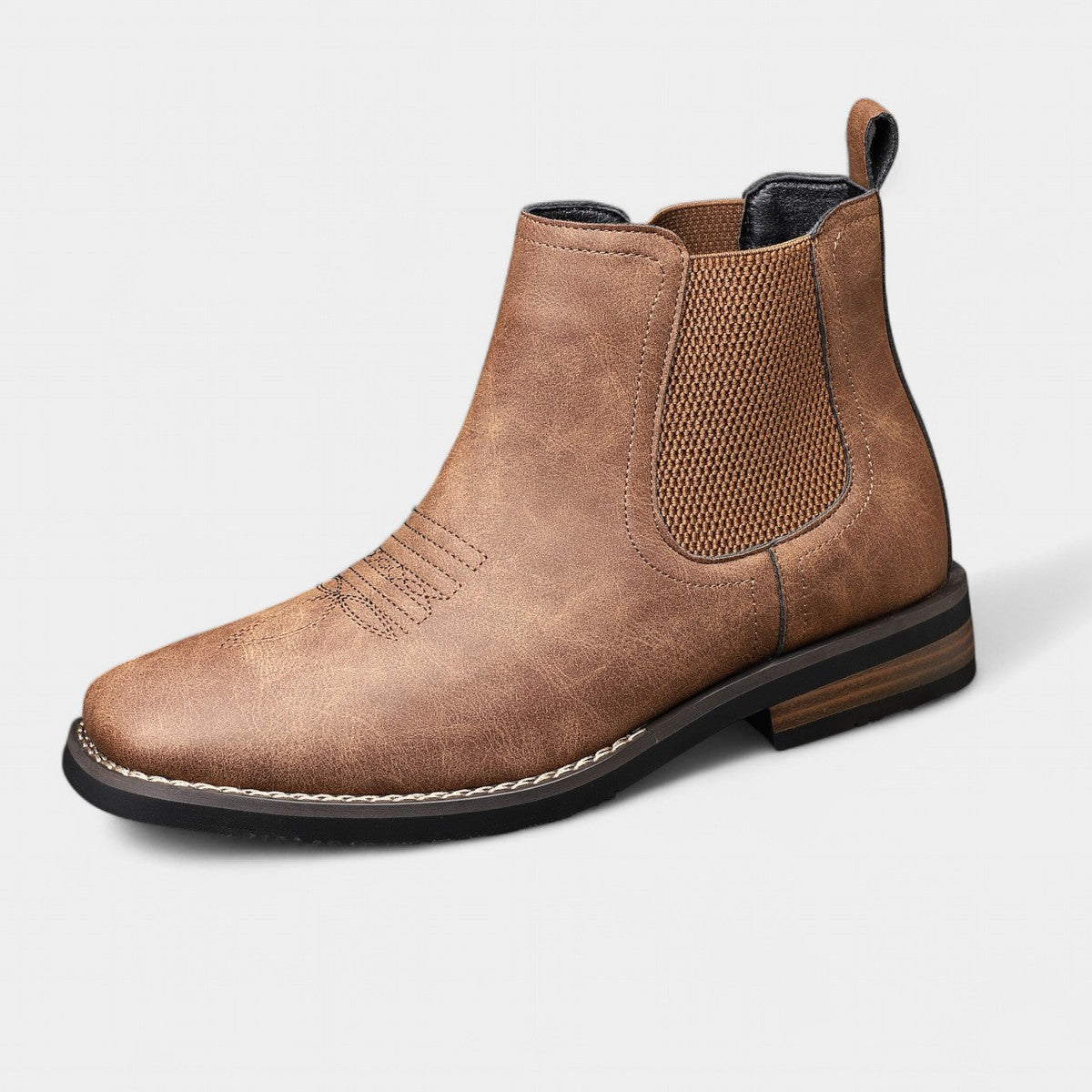 Liam™ – Leren Enkellaarzen