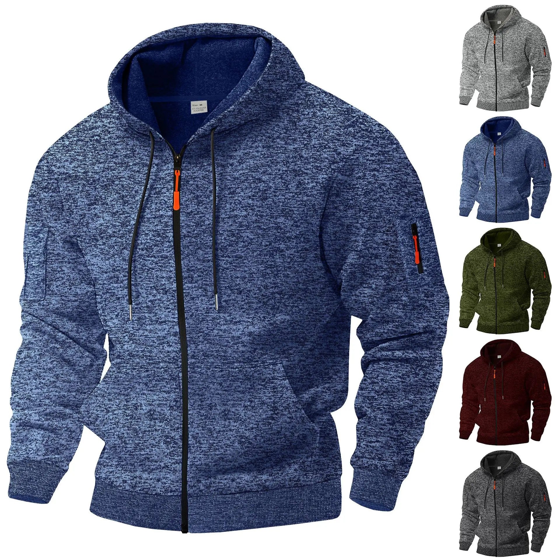 Stijnor™ | Men's Full Zip Hoodie for Everyday Warmth and Outdoor Use