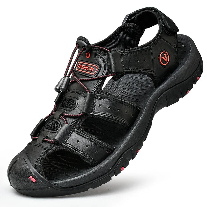 Men's sandal for wide feet - walk pain-free all day