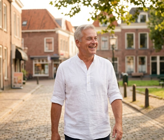 Lovas Linnen Zomershirt — Luchtig & Stijlvol voor Elke Leeftijd