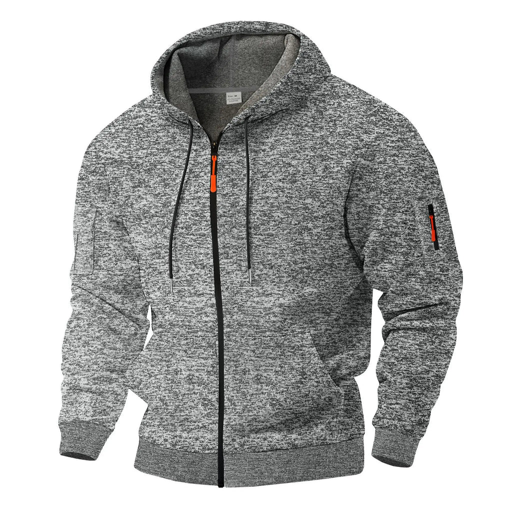 Stijnor™ | Men's Full Zip Hoodie for Everyday Warmth and Outdoor Use