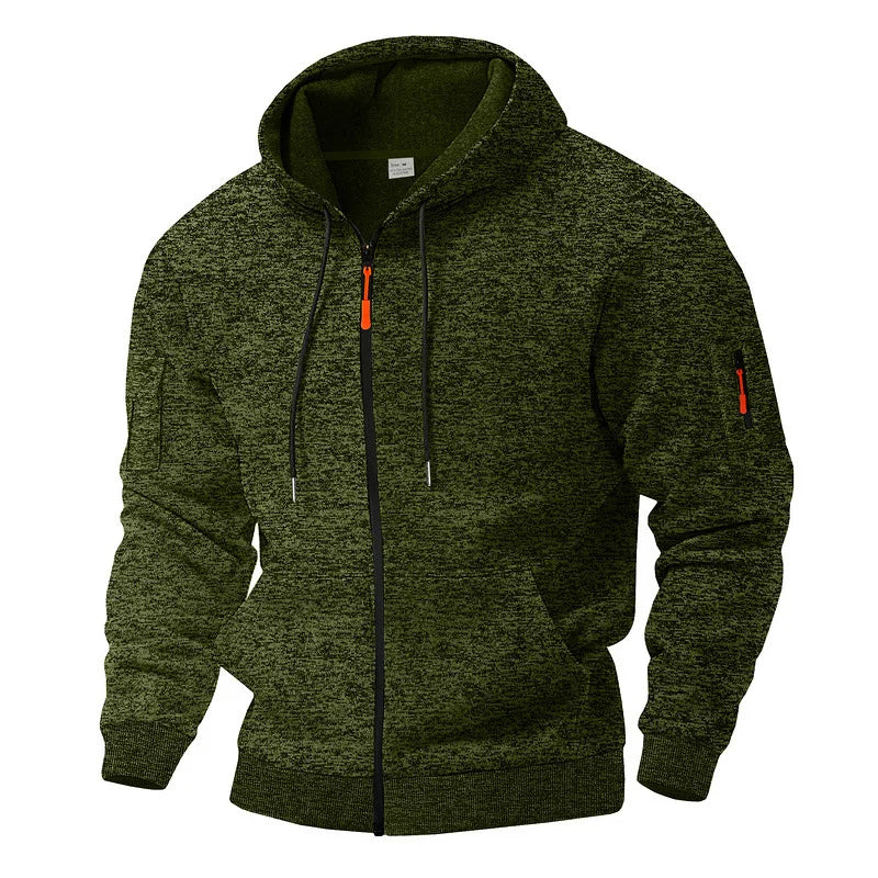 Stijnor™ | Men's Full Zip Hoodie for Everyday Warmth and Outdoor Use