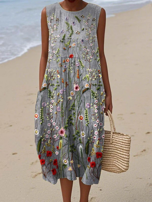 Cara | Midi-jurk Wildflower