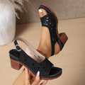 Orthopedische Sandalen met Hak voor hielspoor, brede voeten & artrose