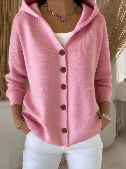 Cléandre | Gilet à Capuche avec Boutons