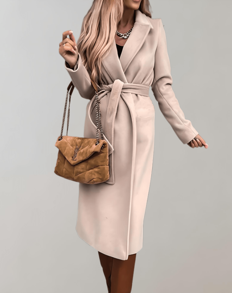 Zara | Lange damesjas met ceintuur