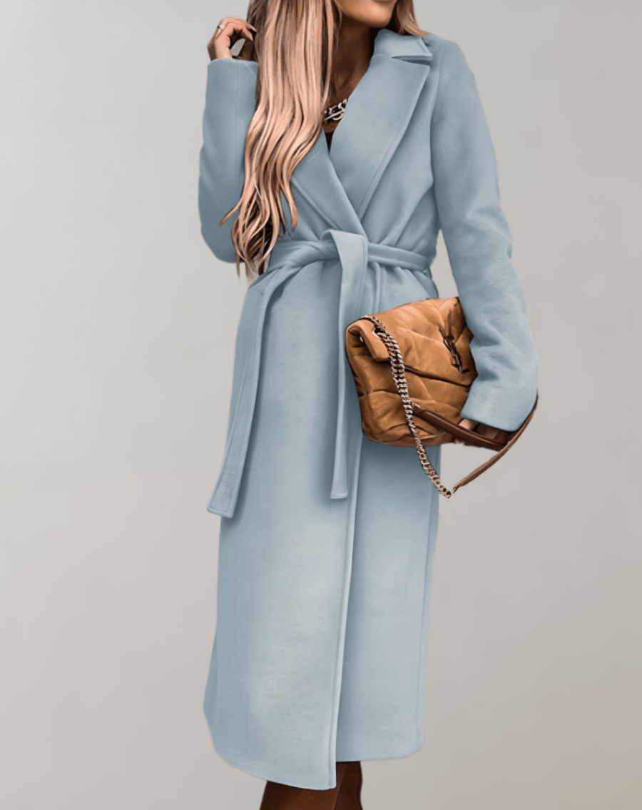 Zara | Lange damesjas met ceintuur