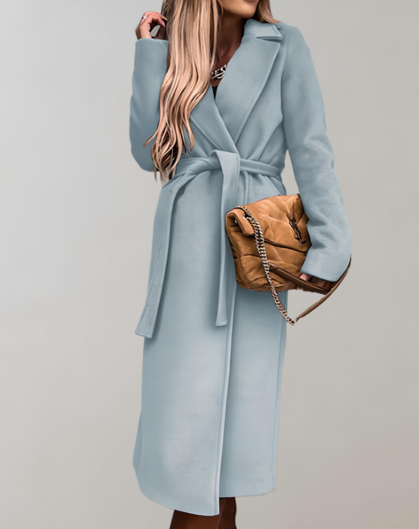 Zara | Lange damesjas met riem