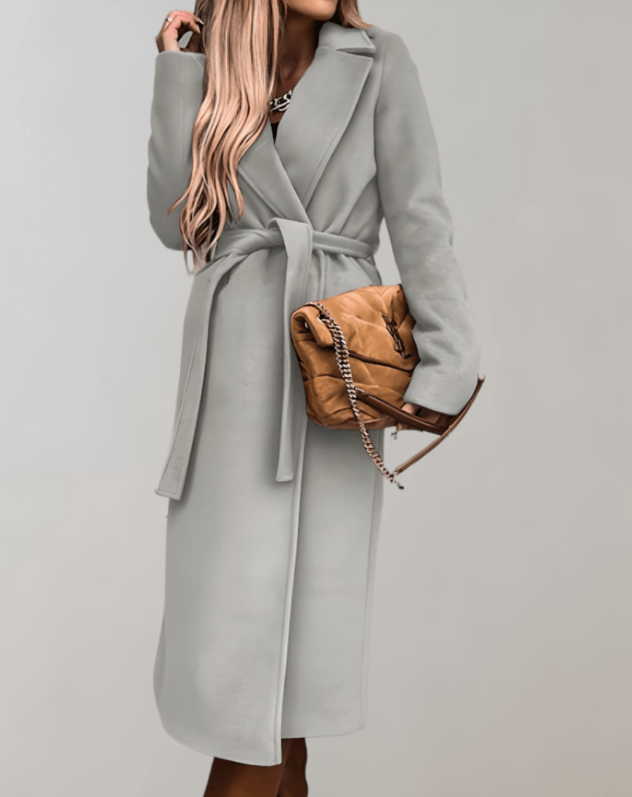 Zara | Lange damesjas met ceintuur