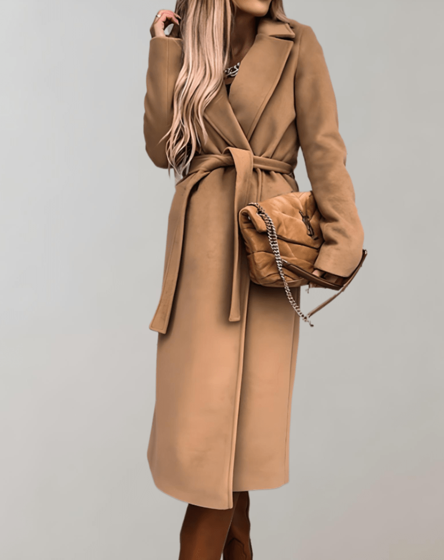 Zara | Lange damesjas met ceintuur