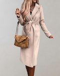 Zara | Lange damesjas met ceintuur
