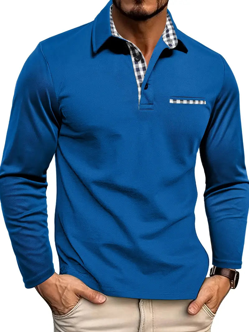 Van Laar – Polo met lange mouwen
