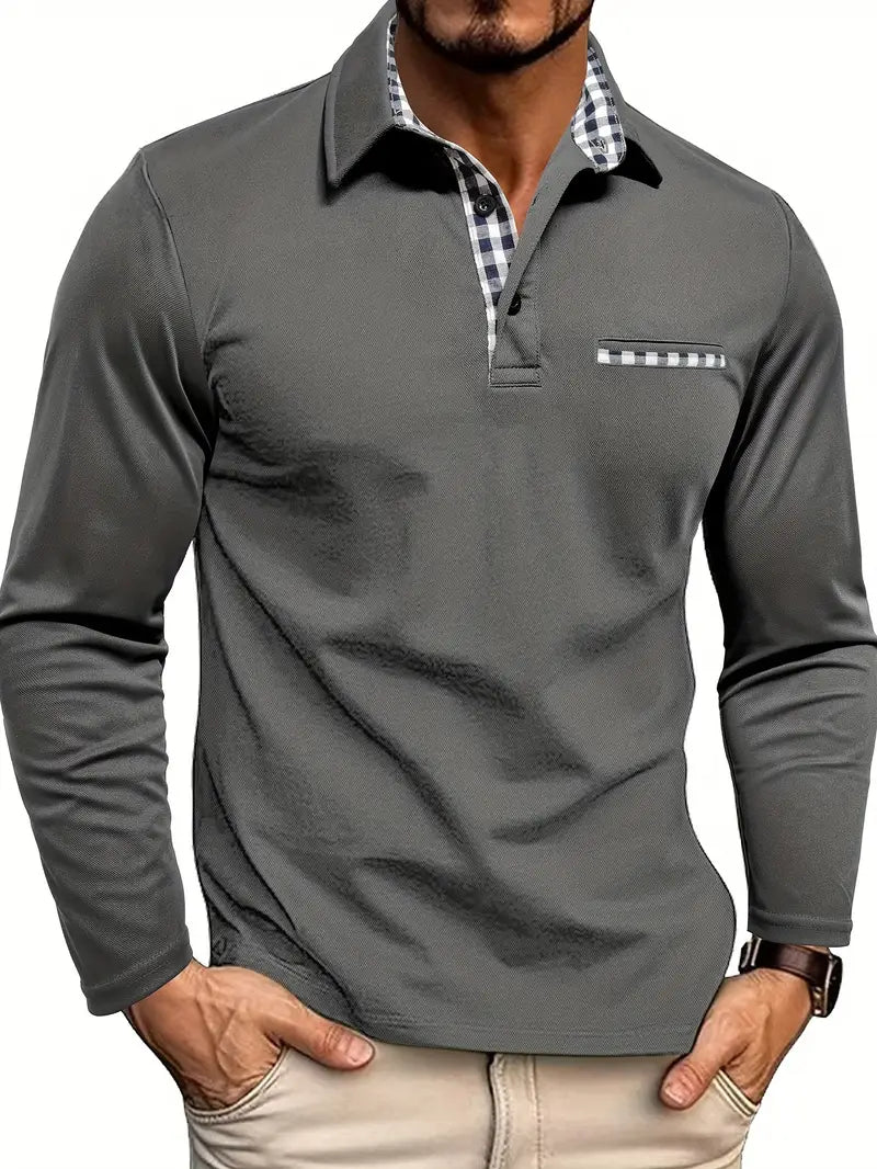 Van Laar – Polo met lange mouwen