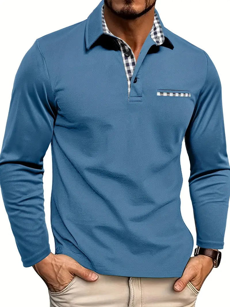 Van Laar – Polo met lange mouwen