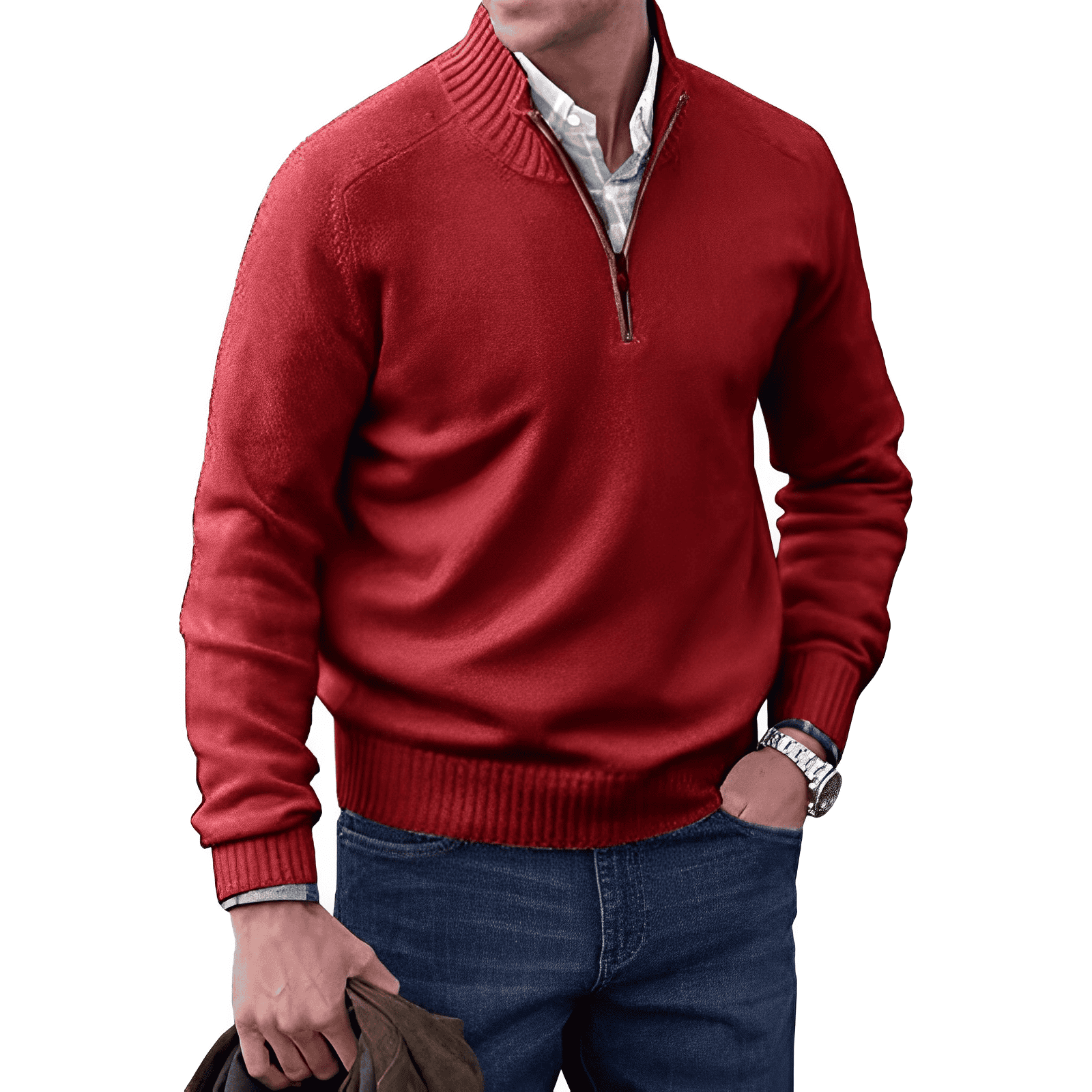 JERSEY | Stijlvolle en comfortabele wintertrui met rits