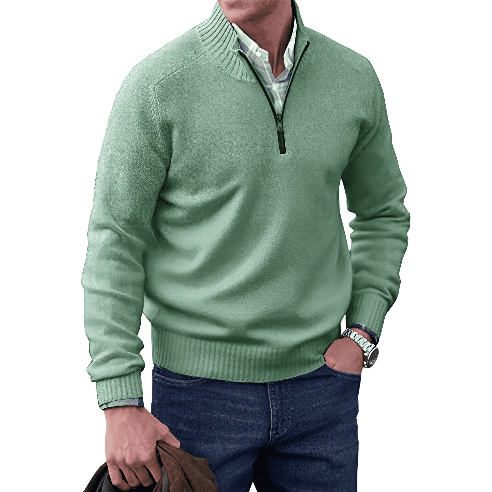 JERSEY | Stijlvolle en comfortabele wintertrui met rits