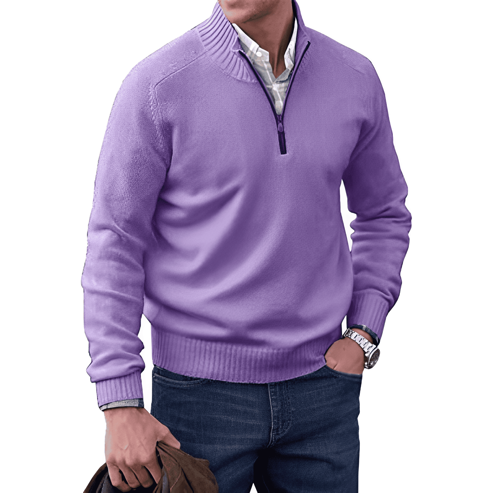 JERSEY | Stijlvolle en comfortabele wintertrui met rits
