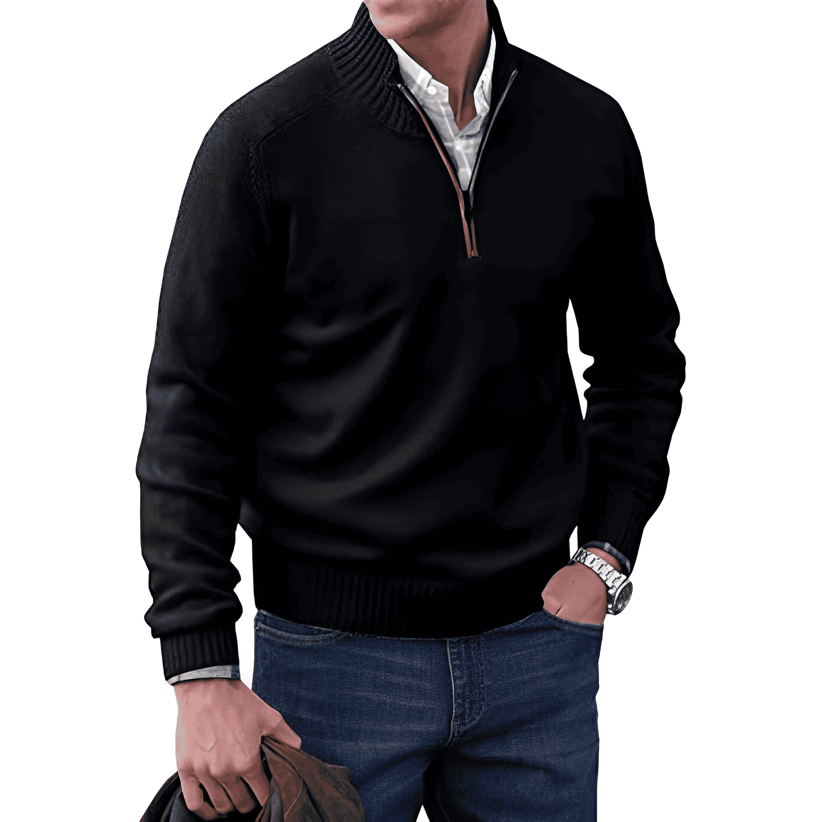 JERSEY | Stijlvolle en comfortabele wintertrui met rits