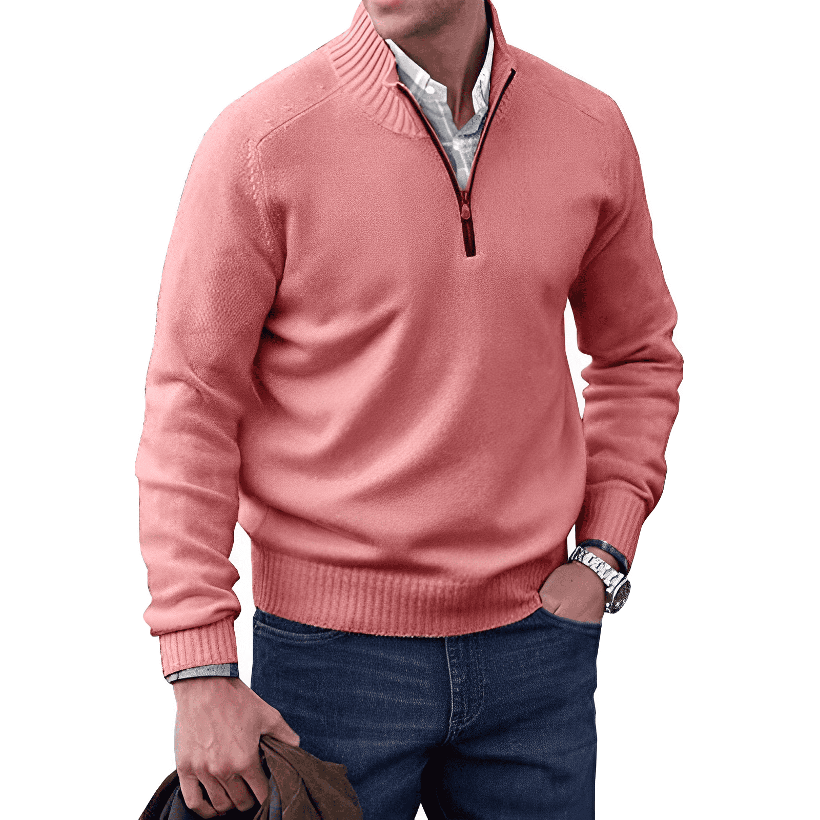JERSEY | Stijlvolle en comfortabele wintertrui met rits