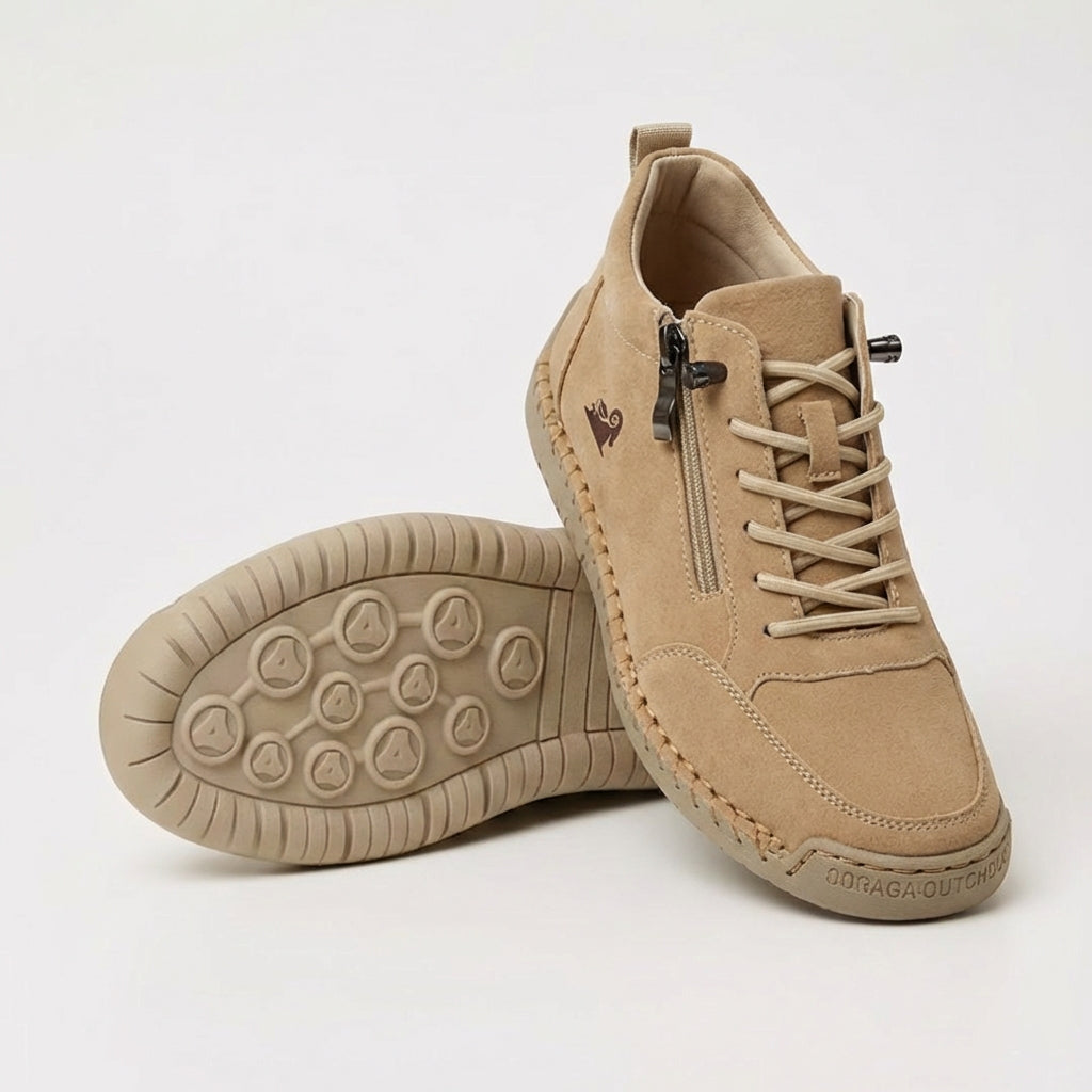 Van Veen Orthopedische Sneaker met Rits — Breed & Comfortabel