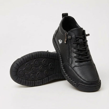 Van Veen Orthopedische Sneaker met Rits — Breed & Comfortabel