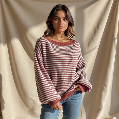 Clothilde – Gebreide off-shoulder top