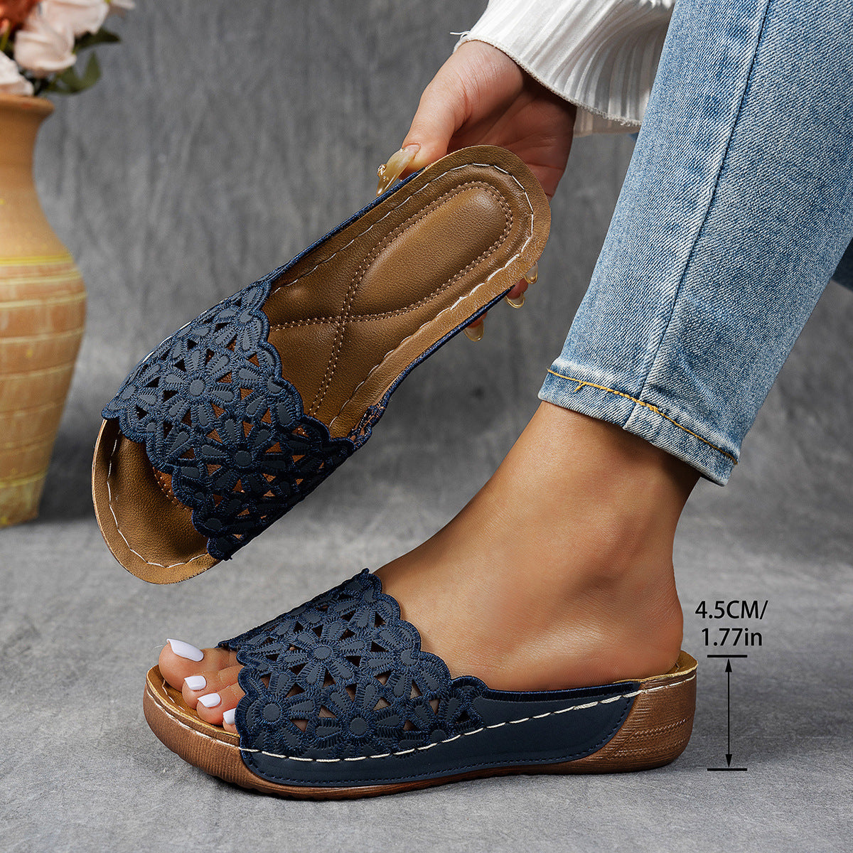 Ademende orthopedische sandalen met open teen ( Tijdelijk 1+1 Gratis )