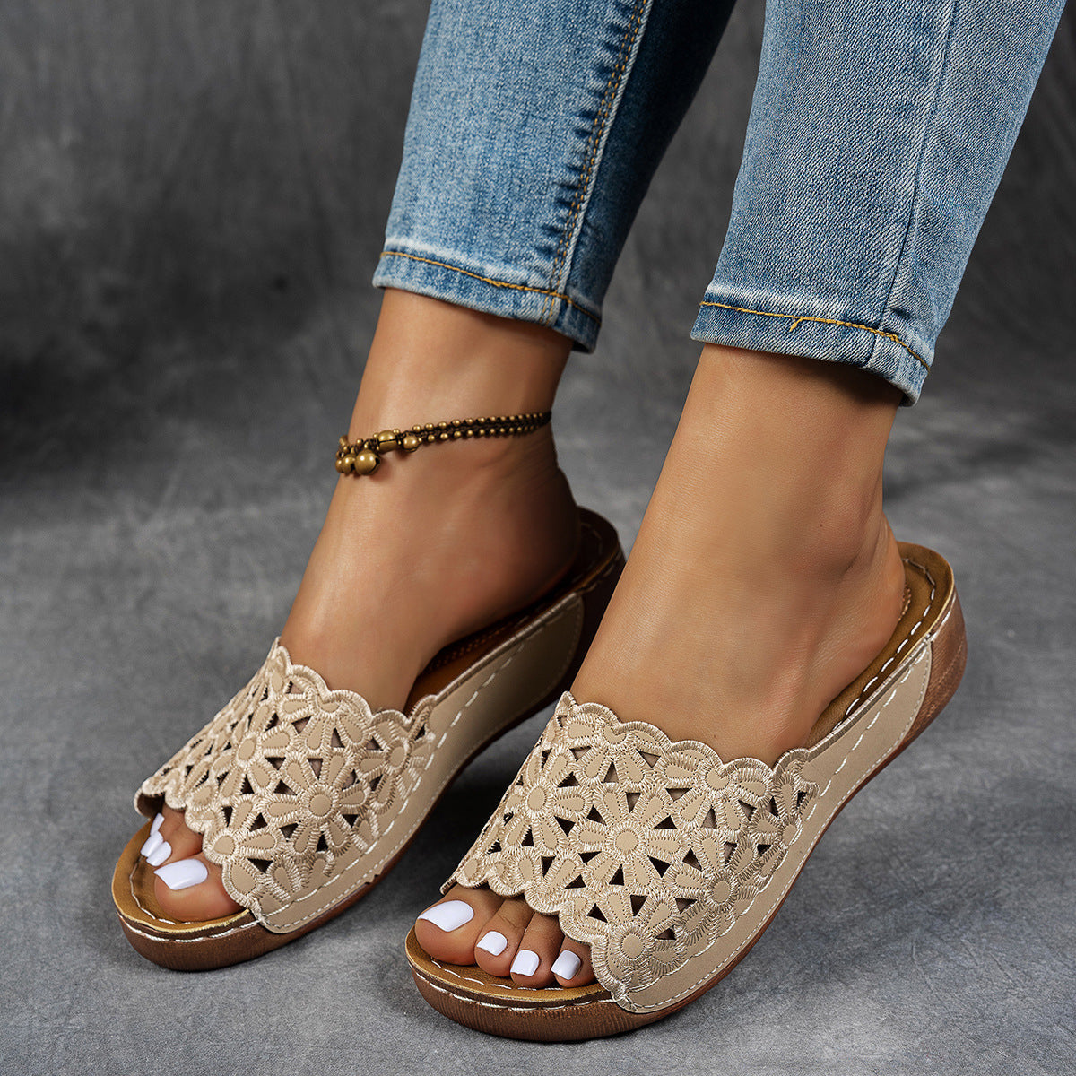 Ademende orthopedische sandalen met open teen ( Tijdelijk 1+1 Gratis )
